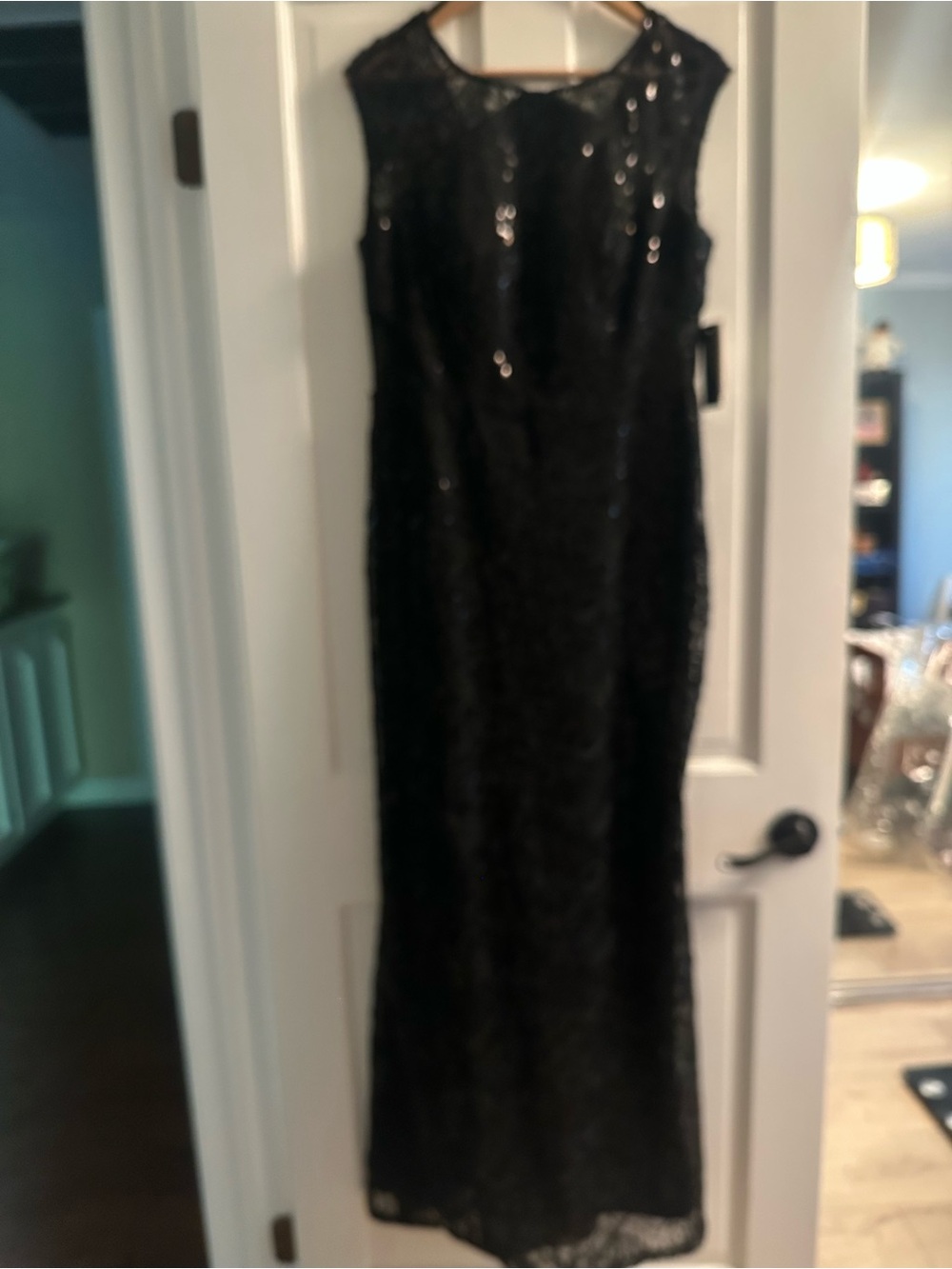 Black Sequin Maxi Dress - Elegant Evening Gown
